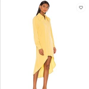Merrick Midi Dress in Autumn Yellow